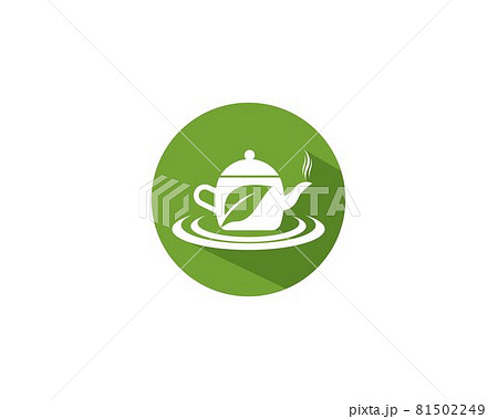 Green tea logo illustration 81502249