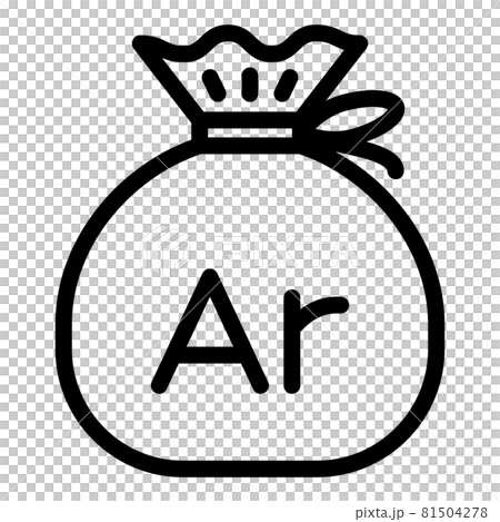 アリアリ 現金袋 ベクターイラスト アリアリ 現金袋 ベクターイラスト 81504278