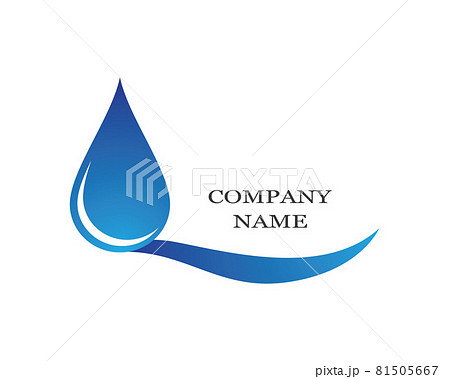 Water drop vector icon illustration Water drop vector icon illustration 81505667