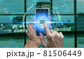 Business man using smartphone invest and pay for unique collectibles in games or art, NFT non fungible tokens concept 81506449