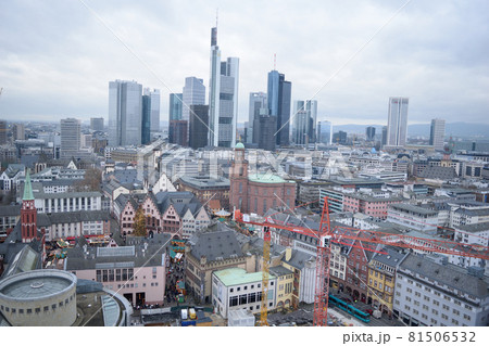 金融・観光都市フランクフルト全景(ドイツ) 金融・観光都市フランクフルト全景(ドイツ) 81506532