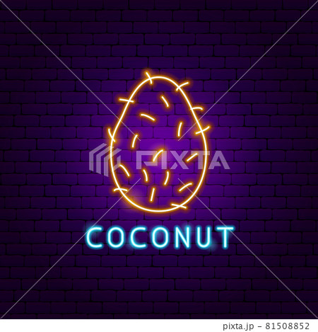 Coconut Neon Label 81508852