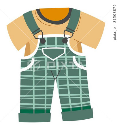 Child clothes, fashionable costume with shirt 81508879