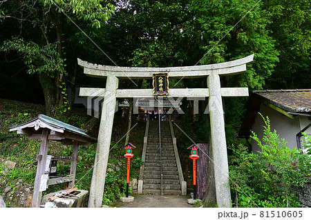 大阪府豊能町　吉川八幡神社　鳥居 81510605