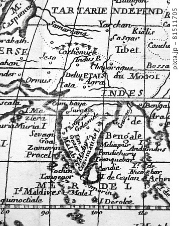 アンティークの世界地図 インド アンティークの世界地図 インド 81511705