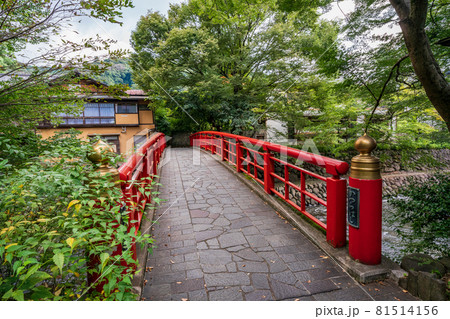 (静岡県)修善寺温泉 桂川に架かる、桂橋 (静岡県)修善寺温泉 桂川に架かる、桂橋 81514156