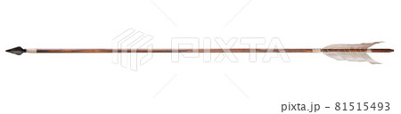 Traditional target medieval arrow. 81515493