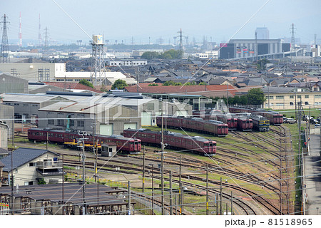 松任工場にて留置中の国鉄型車両たち 松任工場にて留置中の国鉄型車両たち 81518965
