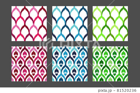 Ethnic seamless patterns collection. Boho textile prints set Ethnic seamless patterns collection. Boho textile prints set 81520236