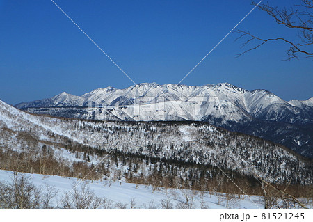 北海道　トムラウシ山からの石狩山地 81521245