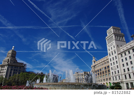 スペイン　バルセロナ　カタルーニャ広場 81522882