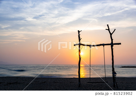 《京都府》夕日ヶ浦海岸　ビーチブランコゆらり 81523902