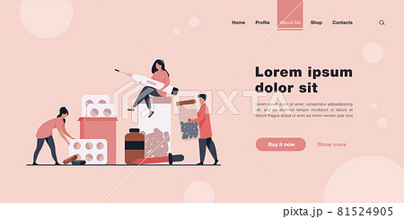 Pharmacists holding and carrying bottles Pharmacists holding and carrying bottles 81524905