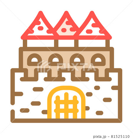 castle fairy tale color icon vector illustration castle fairy tale color icon vector illustration 81525110