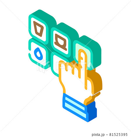 drink choosing isometric icon vector illustration 81525395