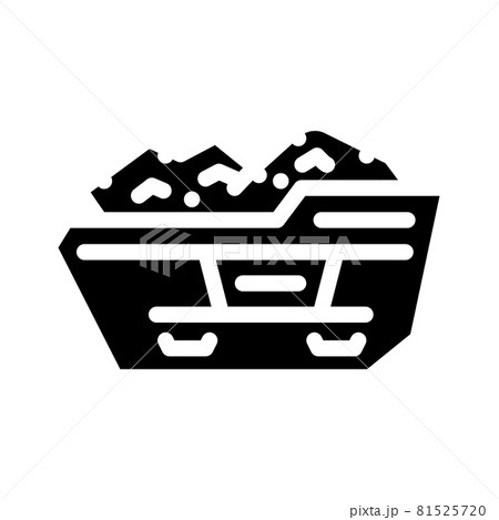 construction waste container glyph icon vector illustration construction waste container glyph icon vector illustration 81525720