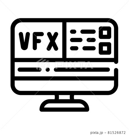 special video effects line icon vector illustration special video effects line icon vector illustration 81526872