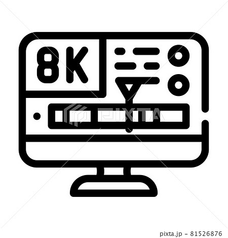 processing video quality line icon vector illustration processing video quality line icon vector illustration 81526876
