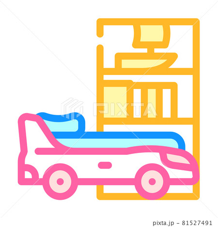 children furniture color icon vector illustration 81527491