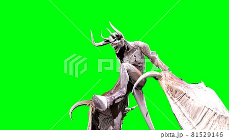 Demon mythical monster 3d render 81529146