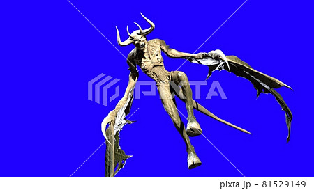 Demon mythical monster 3d render 81529149