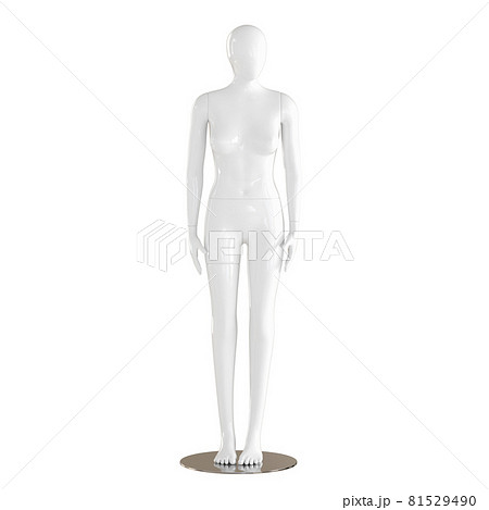 Black and white mannequin stand in free straight pose. 3D rendering on  isolated background Stock Photo - Alamy