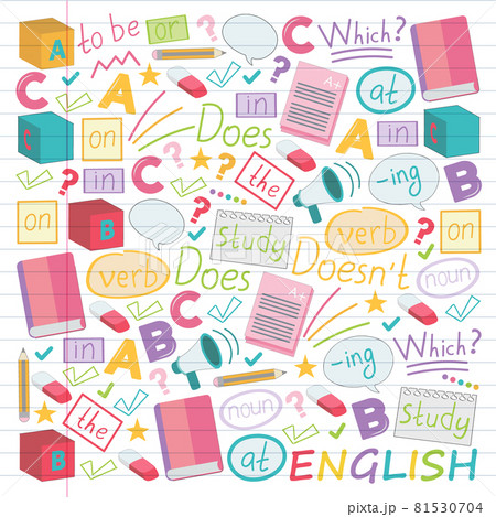 Young kids. School children. English courses. English language. 81530704