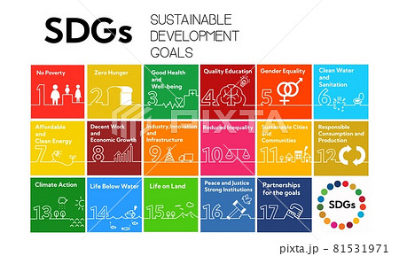 SDGs 17の目標アイコンセット 81531971