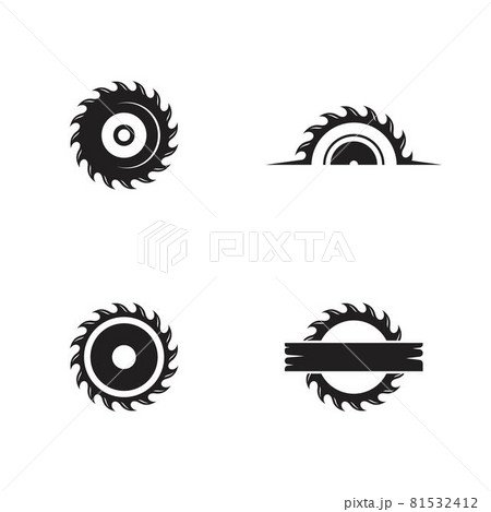 Industrial saw vector illustration icon Industrial saw vector illustration icon 81532412