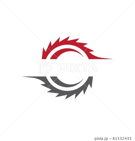 Industrial saw vector illustration icon Industrial saw vector illustration icon 81532435