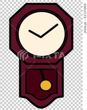 振り子時計 掛け時計のイラスト素材のイラスト素材 振り子時計 掛け時計のイラスト素材のイラスト素材