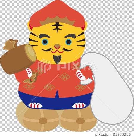 虎　七福神　大黒天 81533296