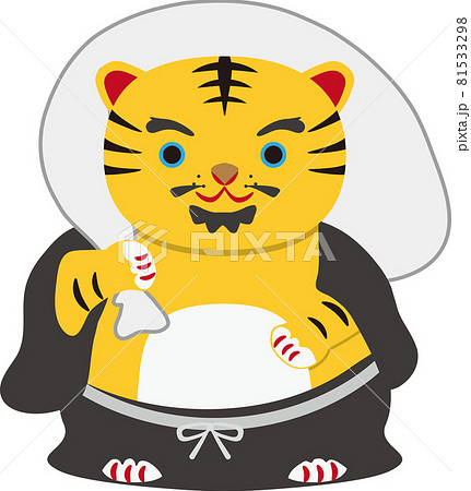 虎　七福神　布袋 81533298
