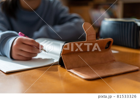 小中学生のスマホで勉強 小中学生のスマホで勉強 81533326
