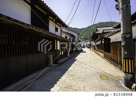 鞆の浦　鞆の浦の町並み　広島県福山市 81538998