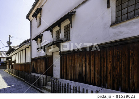鞆の浦　鞆の浦の町並み　広島県福山市 81539023