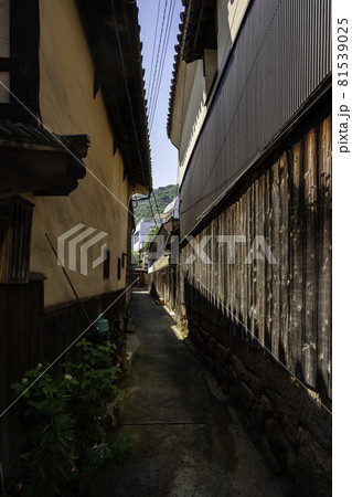 鞆の浦　鞆の浦の町並み　広島県福山市 81539025