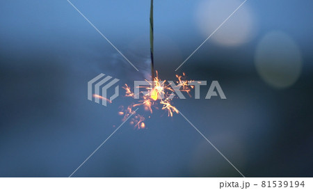 線香花火 81539194
