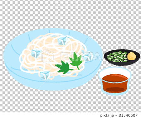 そうめんのイラスト 81540607