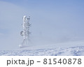 厳冬期の旭岳ロープウェイ 81540878