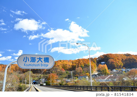 小海大橋/千曲川 小海トンネル方面を望む(長野県小海町)【2019.11】 小海大橋/千曲川 小海トンネル方面を望む(長野県小海町)【2019.11】 81541834