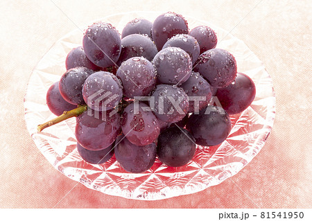 新鮮な葡萄、巨峰 新鮮な葡萄、巨峰 81541950