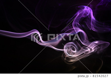 Abstract smoke on dark background 81542027