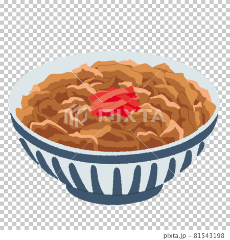 牛丼のイラスト 牛丼のイラスト 81543198