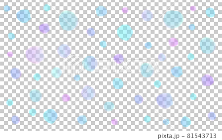 水彩で描いた水玉模様・ドット・ペールトーン 水彩で描いた水玉模様・ドット・ペールトーン 81543713