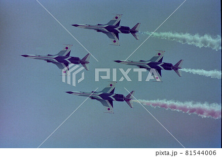 T-2ブルーインパルス4機編隊飛行 81544006