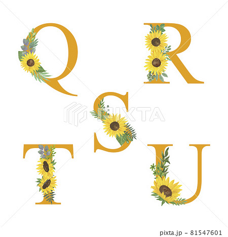 Abc Letters Of Alphabet Decorated With のイラスト素材