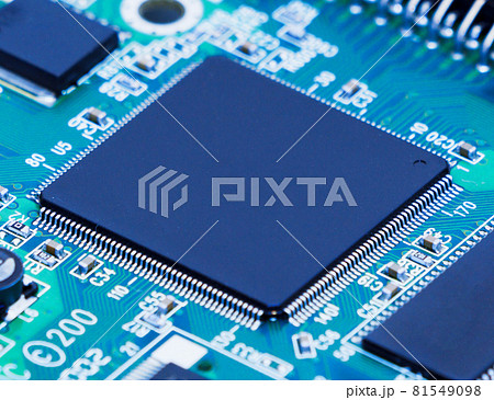 半導体　LSI　メモリ　産業のコメ　【 安全保障 外交 問題 となっている 半導体 の イメージ 】 81549098