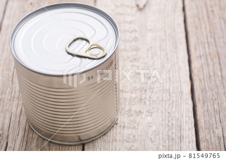 Tin silver cans for tinned food 81549765
