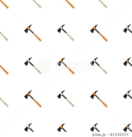 Illustration on theme pattern steel axes with wooden handle Illustration on theme pattern steel axes with wooden handle 81550355